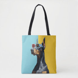 Cooler Dobermann mit Sonnenbrille