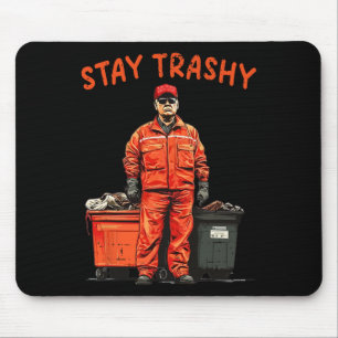 Cooler Donald Trump Garge Bleib Trashy Lustig Mega Mousepad