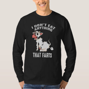 Cooler Dont essen Alles, was Furzen Kuh Farbek Veg T-Shirt