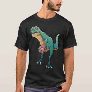 Cooler Donut für Männer Kinder Doppel-Nuss-Futter T-Shirt
