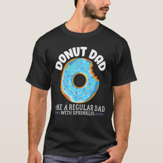 Cooler Donut Vater Regelmäßiger Vater Sprinkles Va T-Shirt