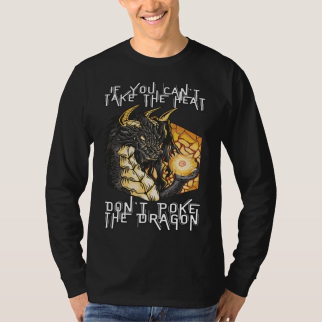 COOLER DRACHEN FLAMMEN FLÜGEL DES FEUERS FLIEGEND  T-Shirt (Vorderseite)