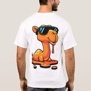 Cooler Drip-Kamel mit Sonnenbrille Lustiges Schm T-Shirt