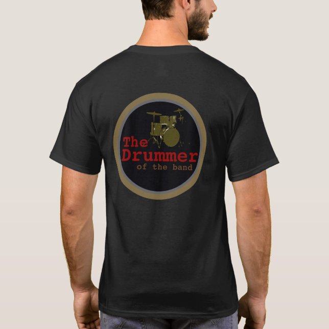 cooler Drummer T-Shirt (Rückseite)