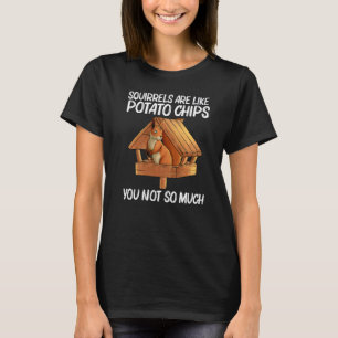 Cooler Eichhörnchen Für Männer Frauen Streifenhörn T-Shirt