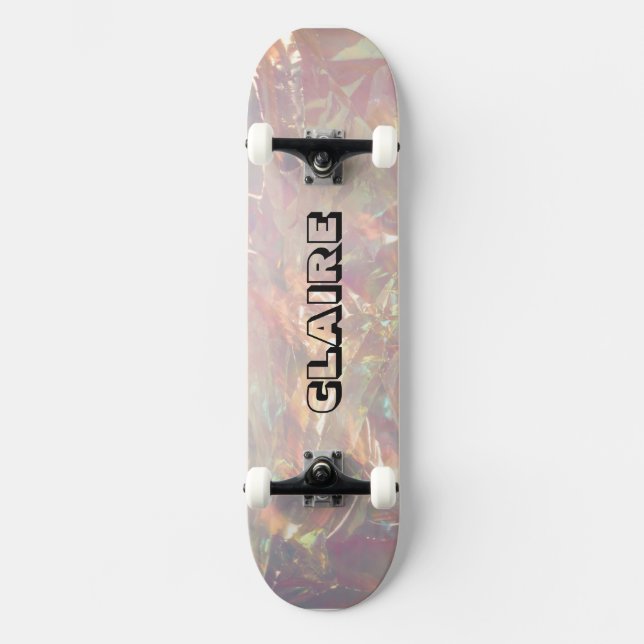 Cooler eindeutiger Name Sammelbare Holografie Skateboard (Vorderseite)