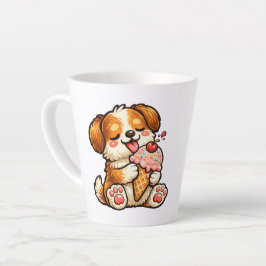 Cooler Eiscreme-Hund Milchtasse
