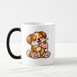 Cooler Eiscreme-Hund Verwandlungstasse