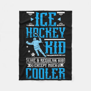 Cooler Eishockey-Kid  Fleecedecke