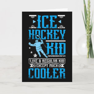 Cooler Eishockey-Typ  Karte