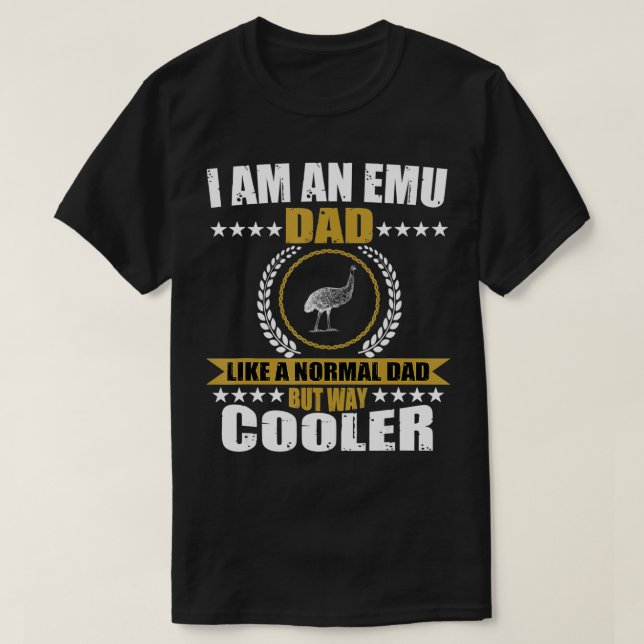 cooler Emu Vater Kostüm Bird Liebe Emus Für Tante T-Shirt (Design vorne)