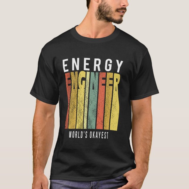 Cooler Energietechniker T-Shirt (Vorderseite)
