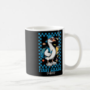 Cooler Ente mit Sonnenbrille, Vibes der ersten Kla Kaffeetasse