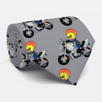 Cooler Enten auf einem Motorrad