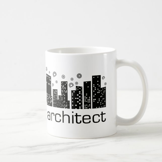 Cooler Entwurf der Architekten-Gebäude! Kaffeetasse (Rechts)