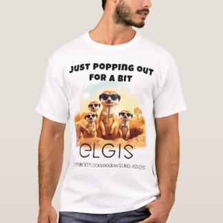 Cooler Erdmännchen mit Sonnenbrille - Welt-Erdmänn T-Shirt
