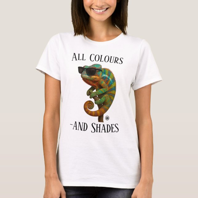Cooler Erdmännchen mit Sonnenbrille - Welt-Erdmänn T-Shirt (Vorderseite)