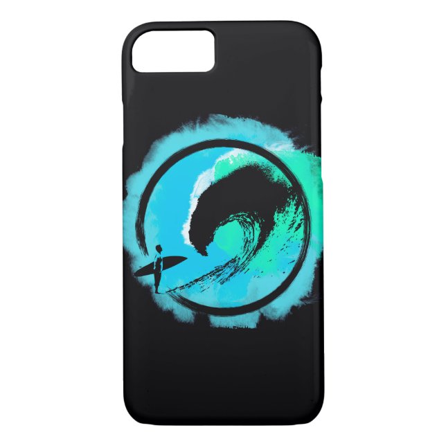 Cooler Fall das iPhone Sommer Surfers Case-Mate iPhone Hülle (Rückseite)
