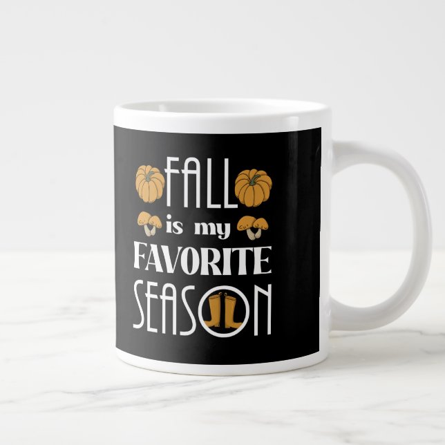 Cooler Fall Jumbo-Tasse (Rechts)