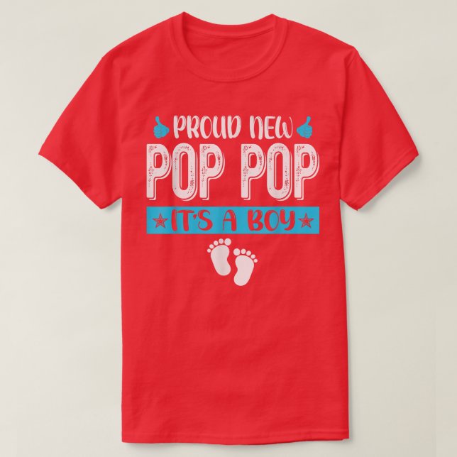 Cooler, familienfreundlicher New Pop Pop Es ist ei T-Shirt (Design vorne)