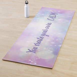 Cooler farbenfroher Bokeh - Sie schaffen Ihre eige Yogamatte