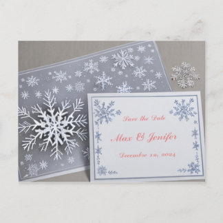 Cooler Feiertag und Weihnachten Hochzeit Sichern S Ankündigungspostkarte