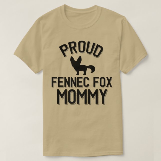 Cooler Fennec für Parent Proud Fennec für Mommy Pr T-Shirt (Design vorne)
