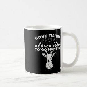 Cooler Fischfang Bald auf der Jagd auf den Hirschh Kaffeetasse