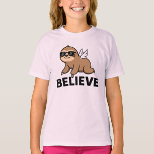 Cooler Flieger glauben Funny Motivierend T-Shirt