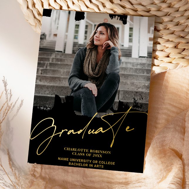 Cooler Foto-Abschluss Folieneinladung (Von Creator hochgeladen)