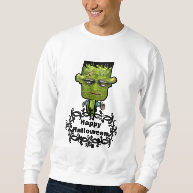 Cooler Frank Fright Halloween Night Sweatshirt (Vorderseite)
