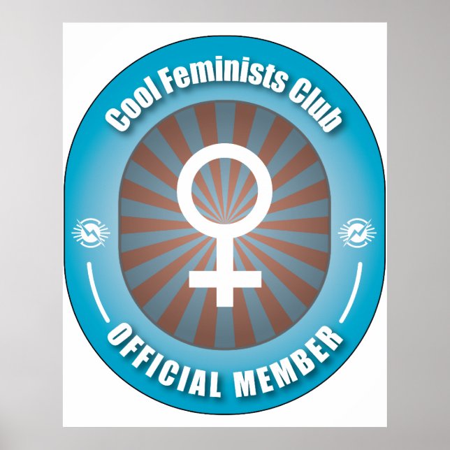 Cooler Frauenclub Poster (Vorne)