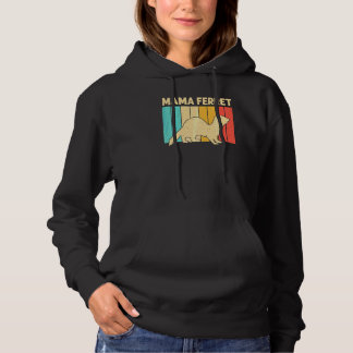 Cooler Frettchen Für Frauen Mutter Tier Frettchen  Hoodie
