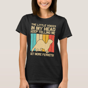 Cooler Frettchen Für Männer Frauen Tier Frettchen  T-Shirt