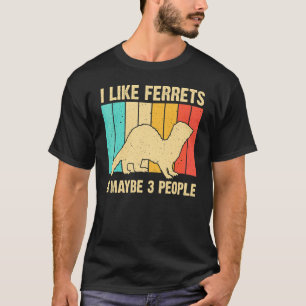 Cooler Frettchen Für Männer Frauen Tier Frettchenb T-Shirt