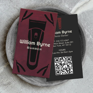 Cooler Friseursalon Stylist Unmittelbar am Razzia Visitenkarte