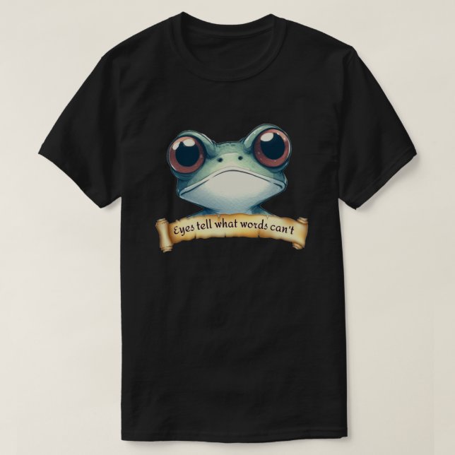 cooler Frosch, lustige Geschenke T-Shirt (Design vorne)
