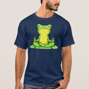 Cooler Frosch macht Yoga T-Shirt