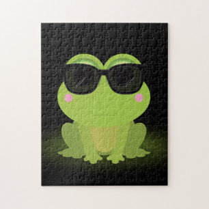 Cooler Frosch Puzzle