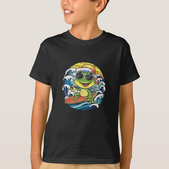 Cooler Frosch T-Shirt (Vorderseite)