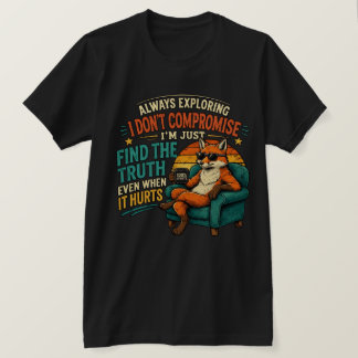 Cooler Fuchs – Immer auf der Suche, findet die Wah T-Shirt