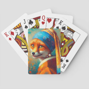 Cooler Fuchs Spielkarten