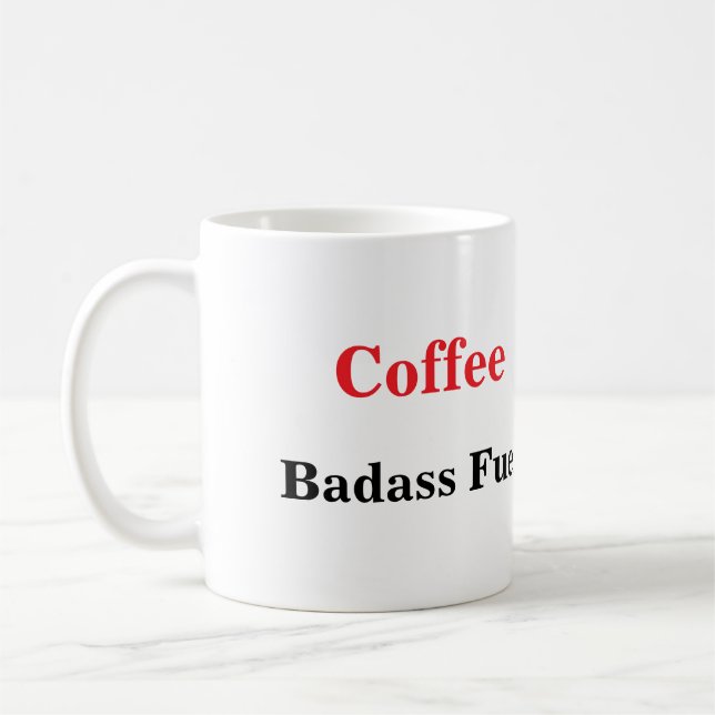 Cooler Funny Coffee Lover Sprichwort Kaffeetasse (Links)