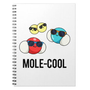 Cooler Funny Molecule Pun Notizblock