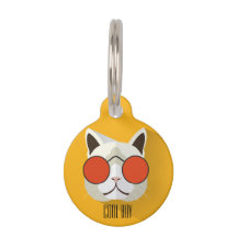 Cooler Funny Orange Pop Art Cat Name