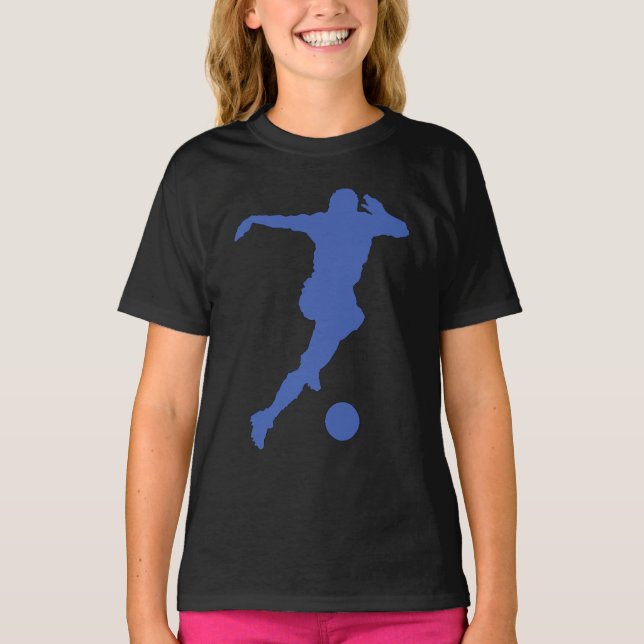 Cooler Fußballspieler T-Shirt (Vorderseite)