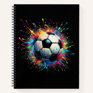 Cooler Fußballspielsport für Jungen Männer Frauen Notizbuch