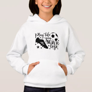 cooler Fußballsport - Kunst Hoodie