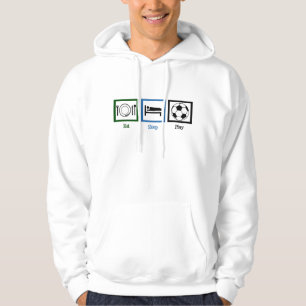 Cooler Futbol Player für Schlafspiele Hoodie