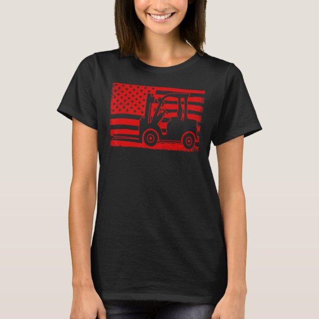 Cooler Gabelstaplerfahrer für Männer - Gabelstaple T-Shirt (Vorderseite)